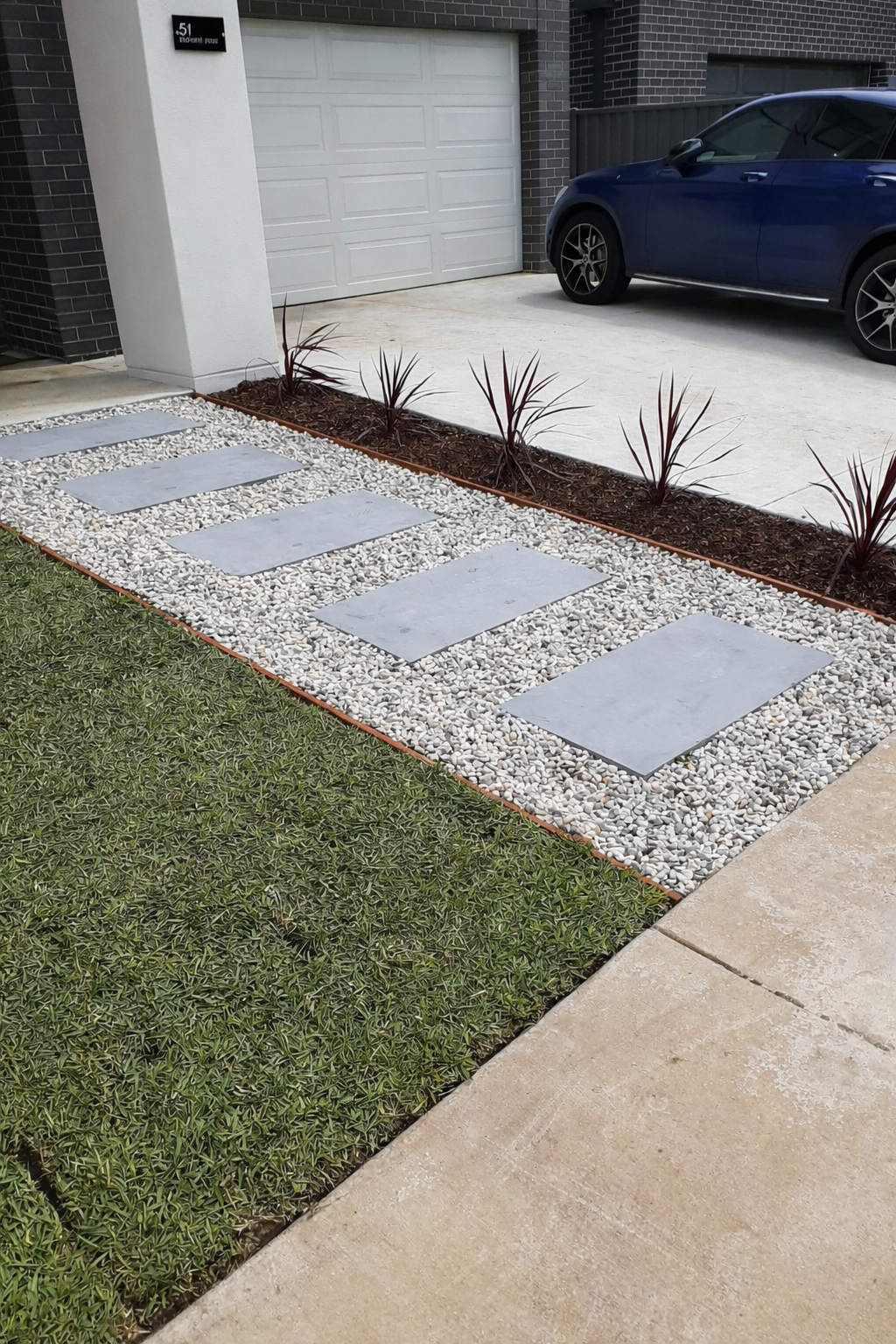 Garden edging using Sienna Pine