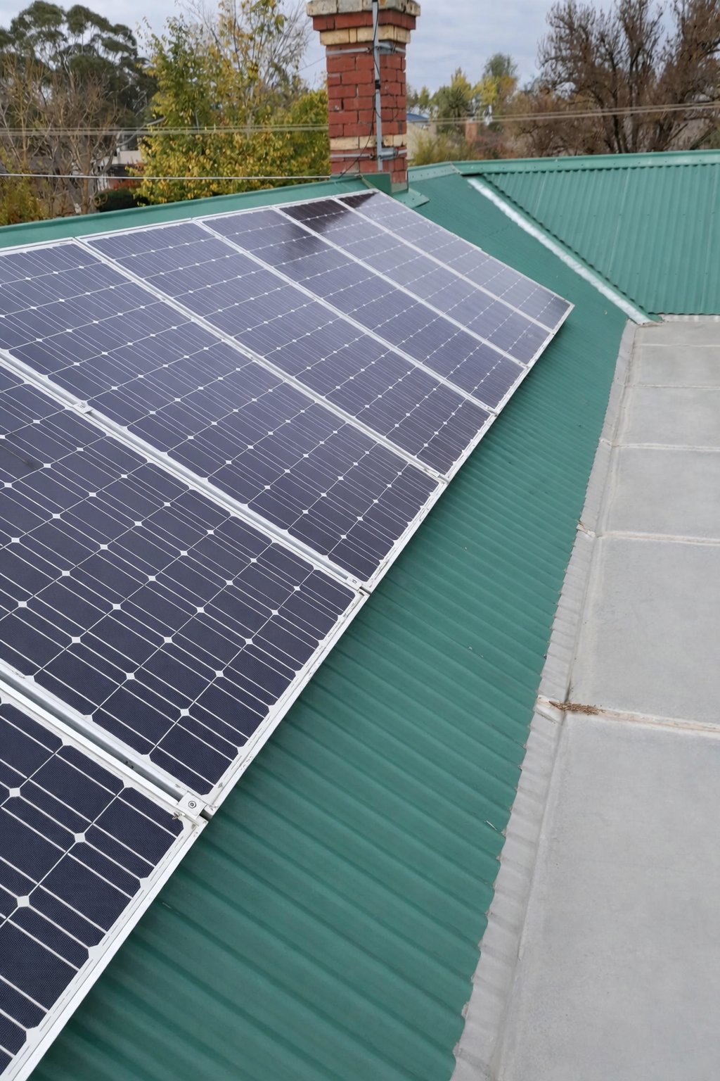 Solar panel cleaning